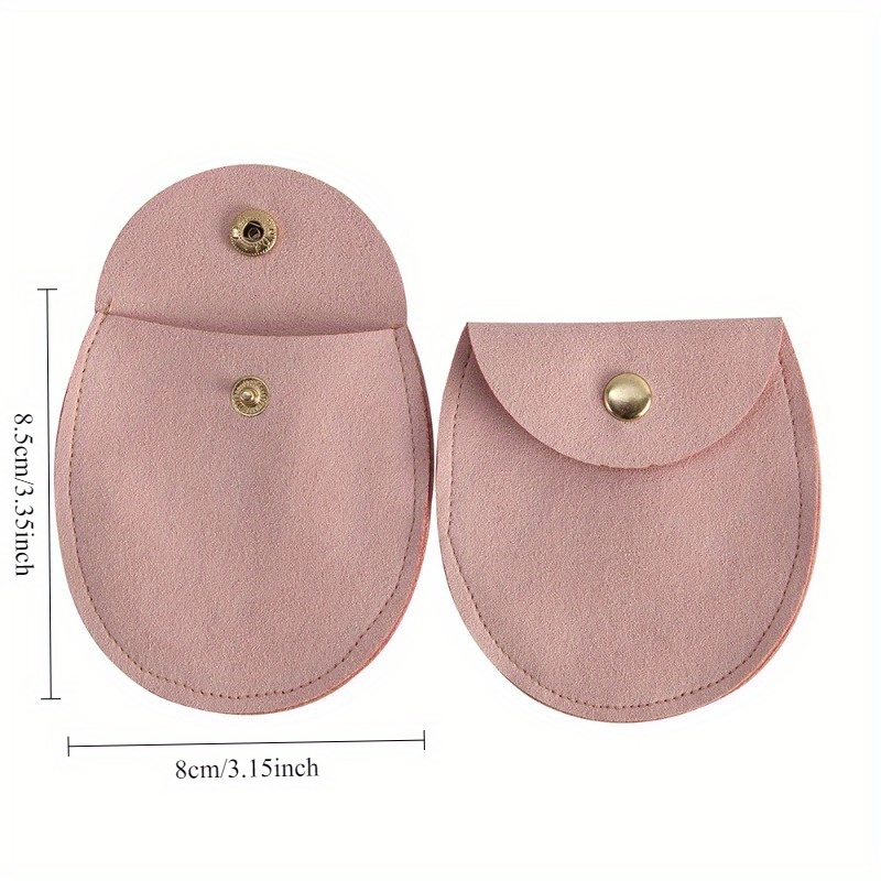 Personalized Small Storage Bag And Gift Bag, High-End Snap Jewelry Pouch